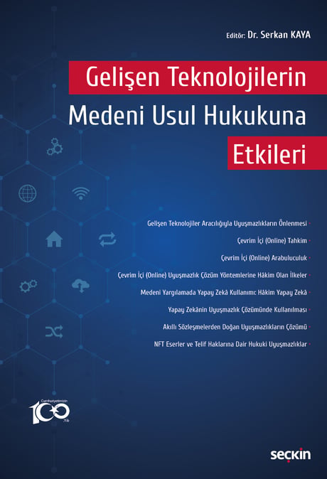 Gelişen Teknolojilerin Medeni Usul Hukukuna Etkileri — kitap kapağı